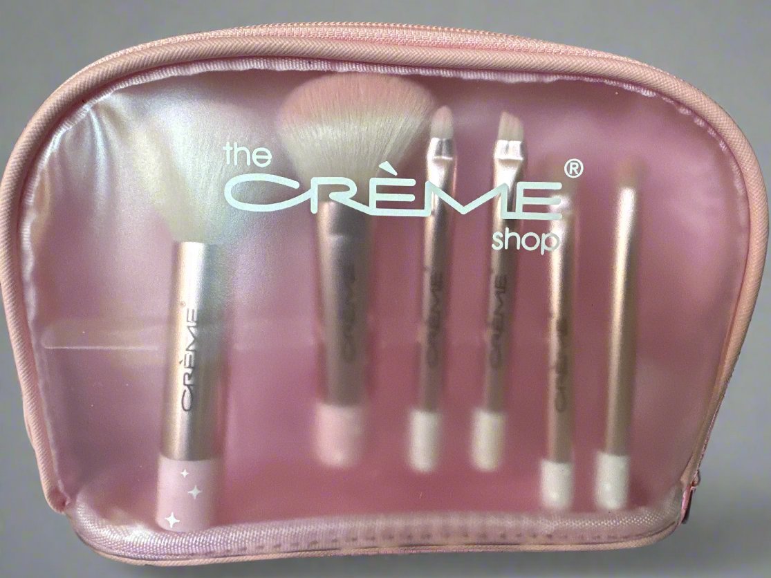 The Crème Shop Best Essentials Makeup Brush Complete Travel Set
