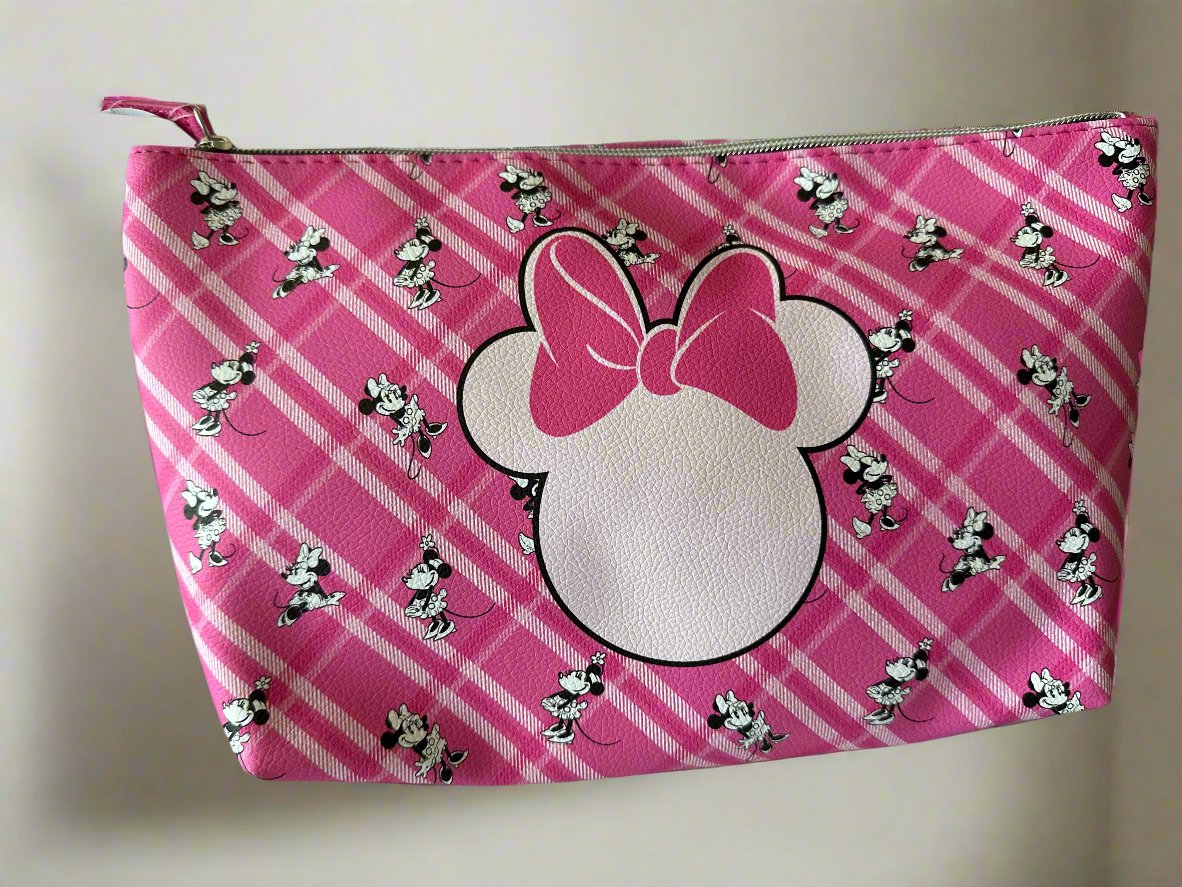 Disney Minnie Mouse Makeup Toiletry Travel Pouch Bag - Choose