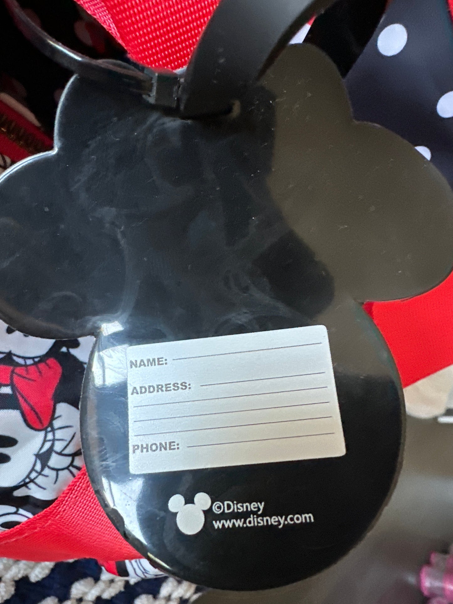 Disney Minnie Mouse 3 Piece Tote, Mini Duffle & Luggage Tag Set
