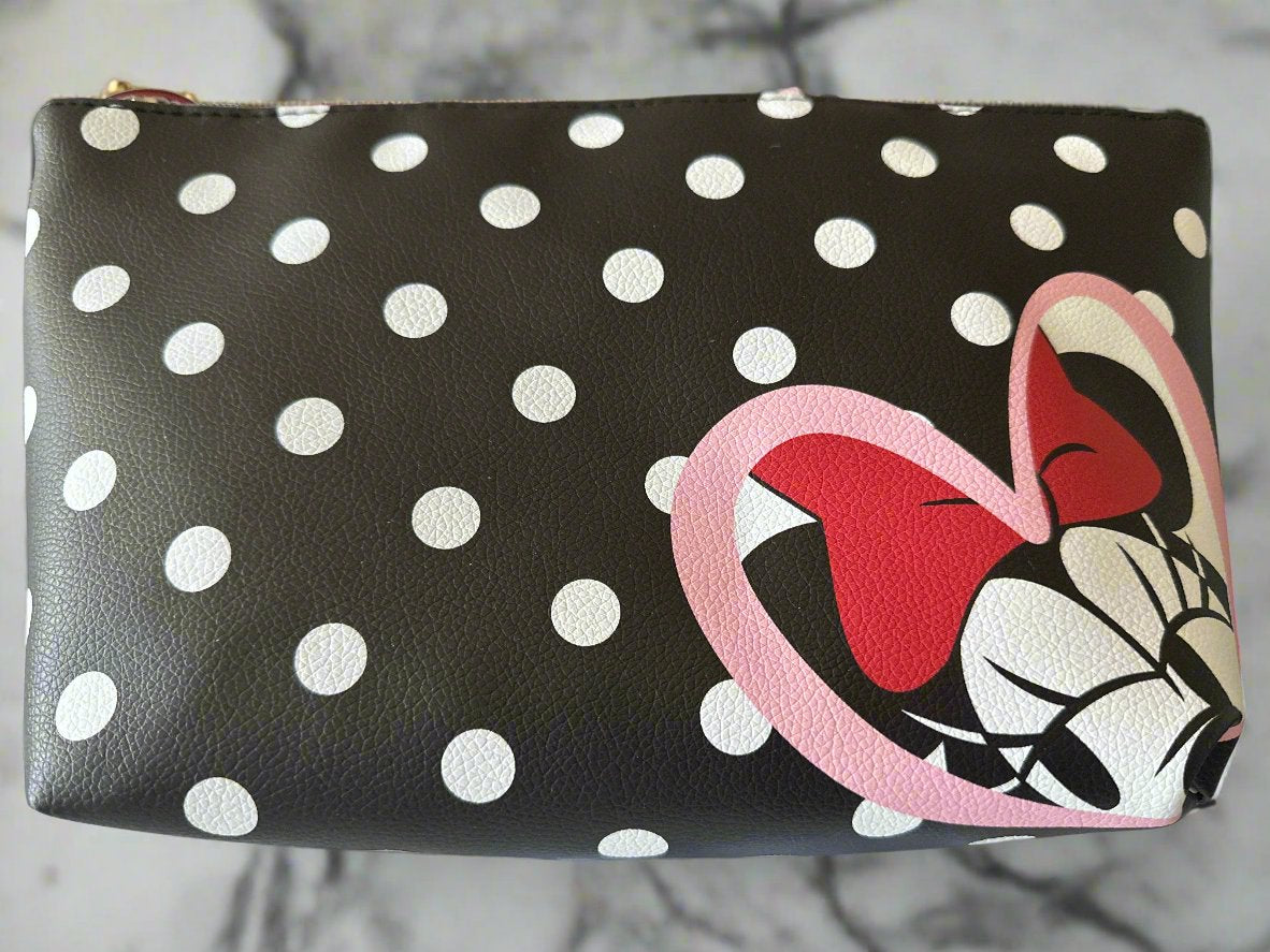 Disney Minnie Mouse Makeup Toiletry Travel Pouch Bag - Choose
