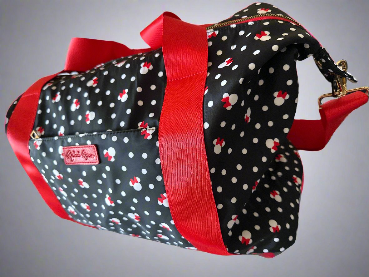 Disney Minnie Mouse 3 Piece Tote, Mini Duffle & Luggage Tag Set
