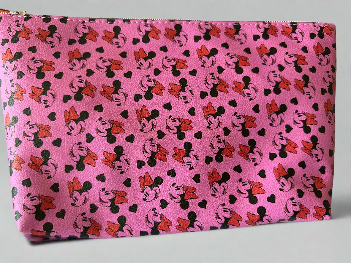 Disney Minnie Mouse Makeup Toiletry Travel Pouch Bag - Choose