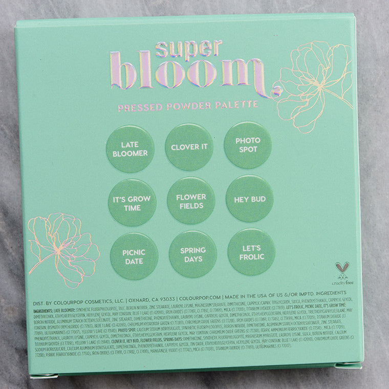 Colour Pop Super Bloom Palette