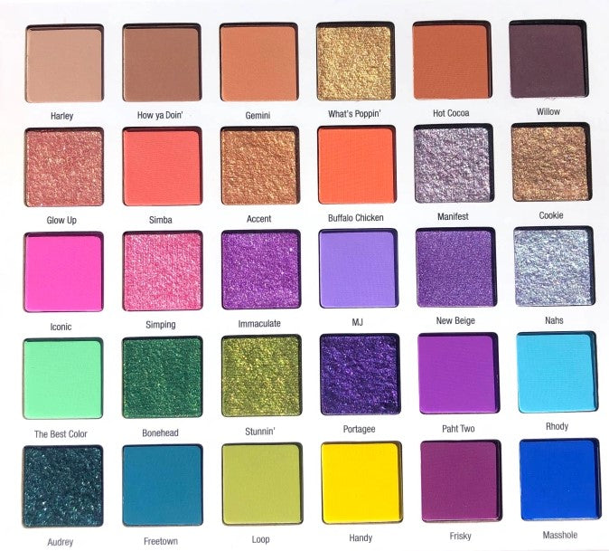 Mikayla x Glamlite 30 Color Palette