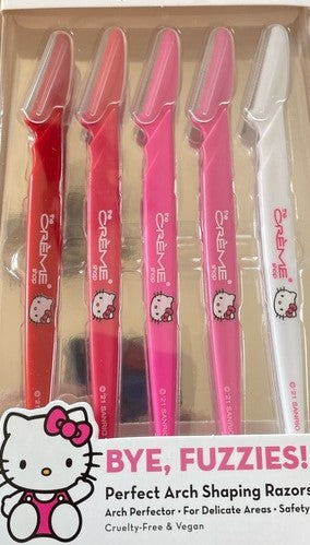 The Creme Shop x Hello Kitty Bye, Fuzzies! Perfect Arch Shaping Razors