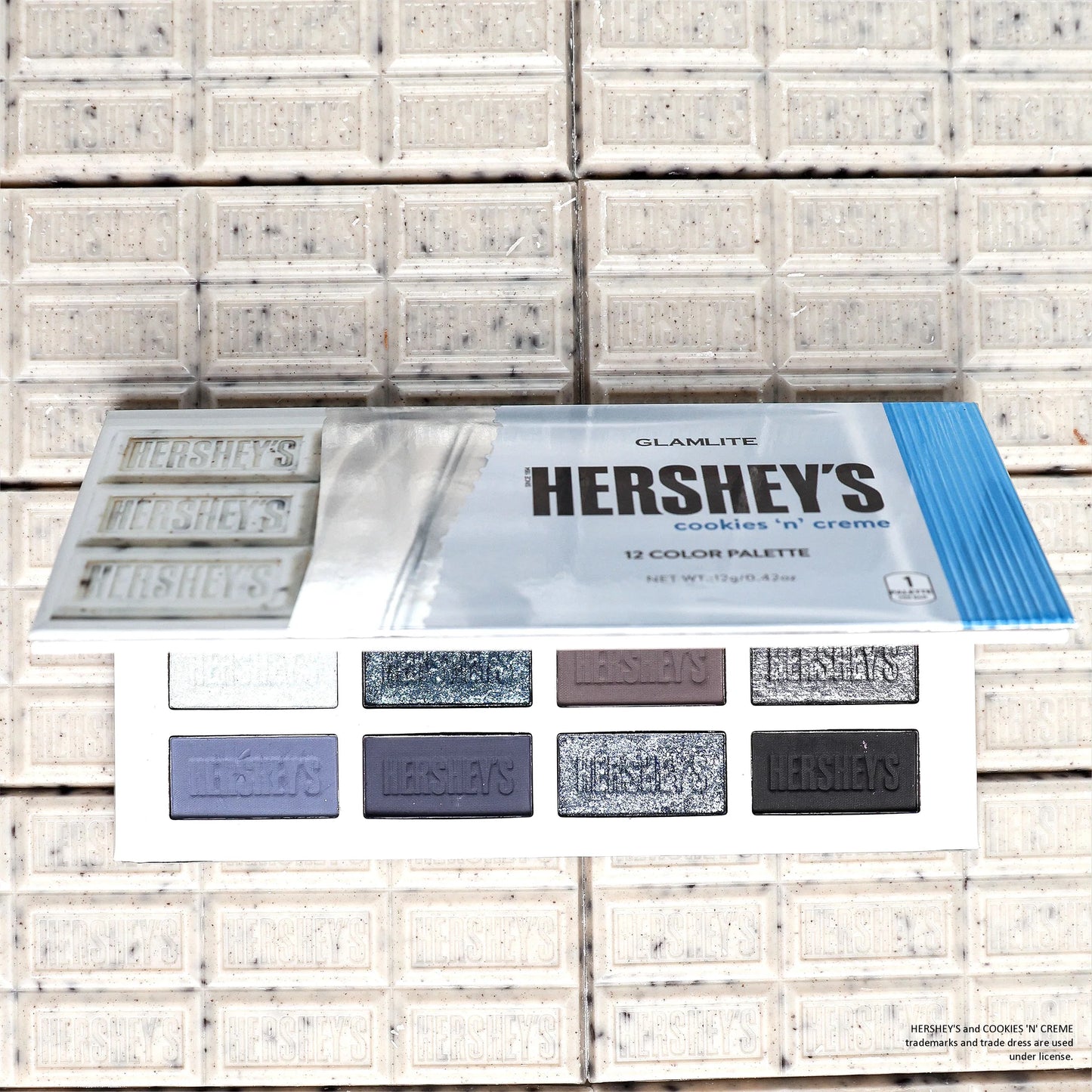 Hershey's x Glamlite Cookies n Creme 12 Color Palette