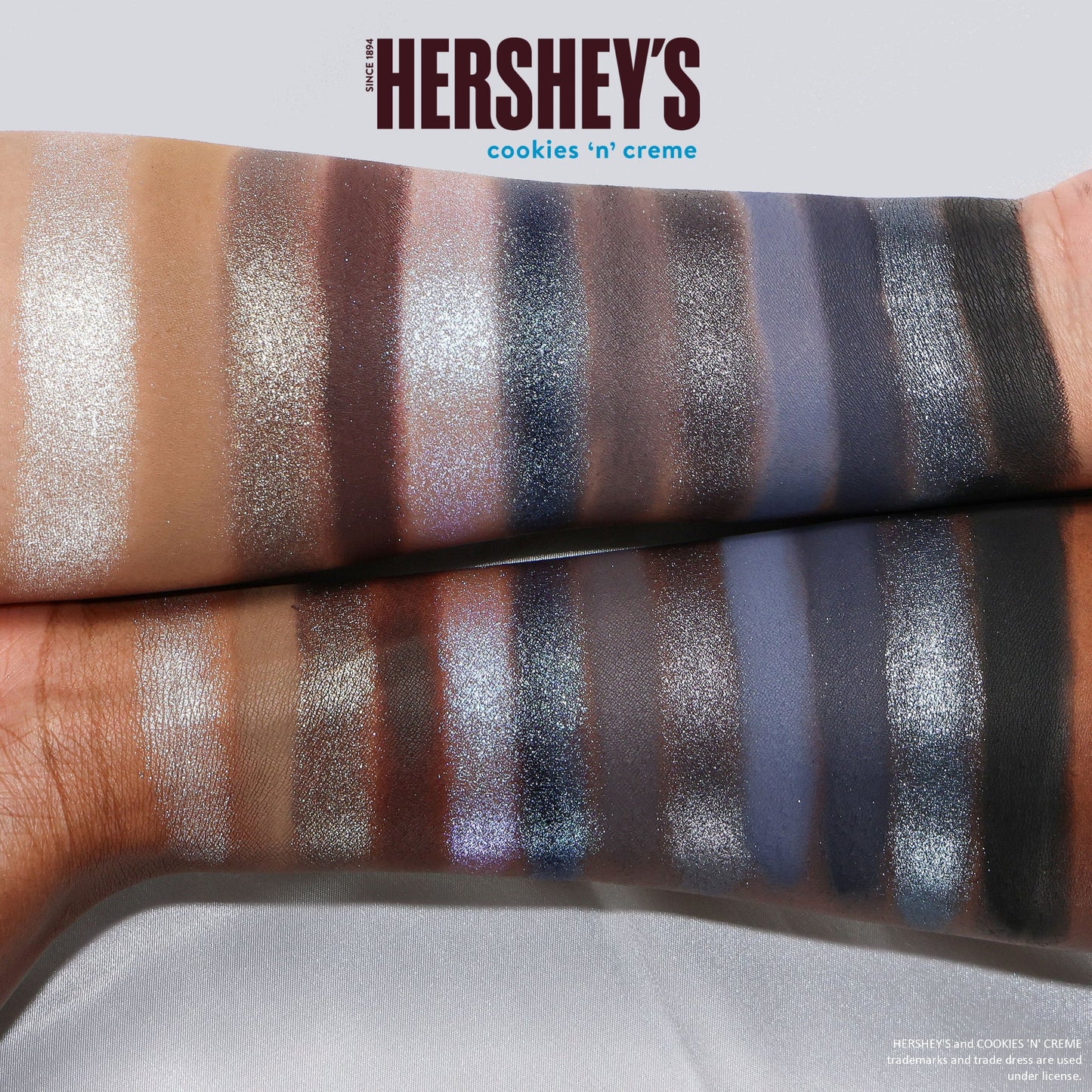 Hershey's x Glamlite Cookies n Creme 12 Color Palette