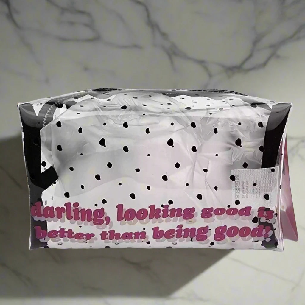 Disney Cruella de Vil 101 Dalmations Clear Makeup Bag
