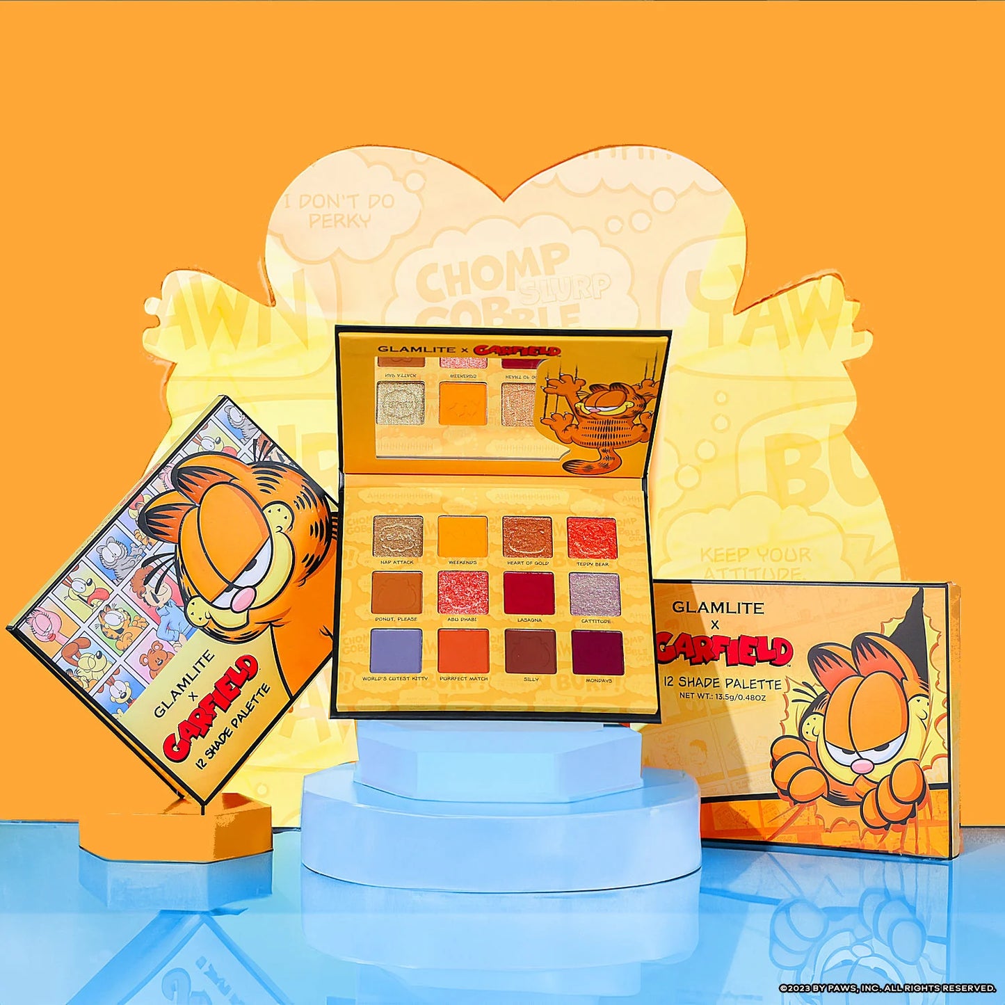 Glamlite x Garfield 12 Shade Palette