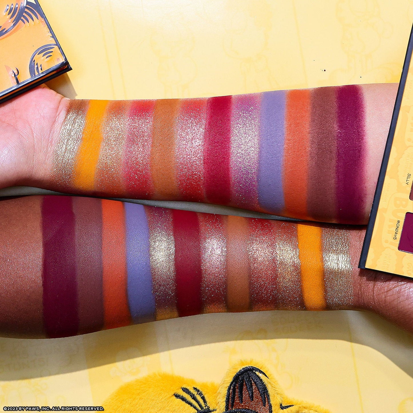 Glamlite x Garfield 12 Shade Palette
