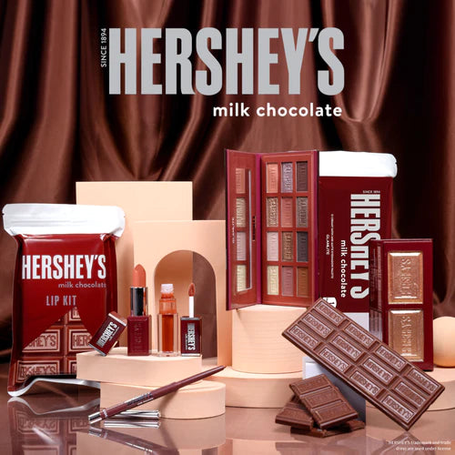 Hershey's x Glamlite Milk Chocolate Lip Kit