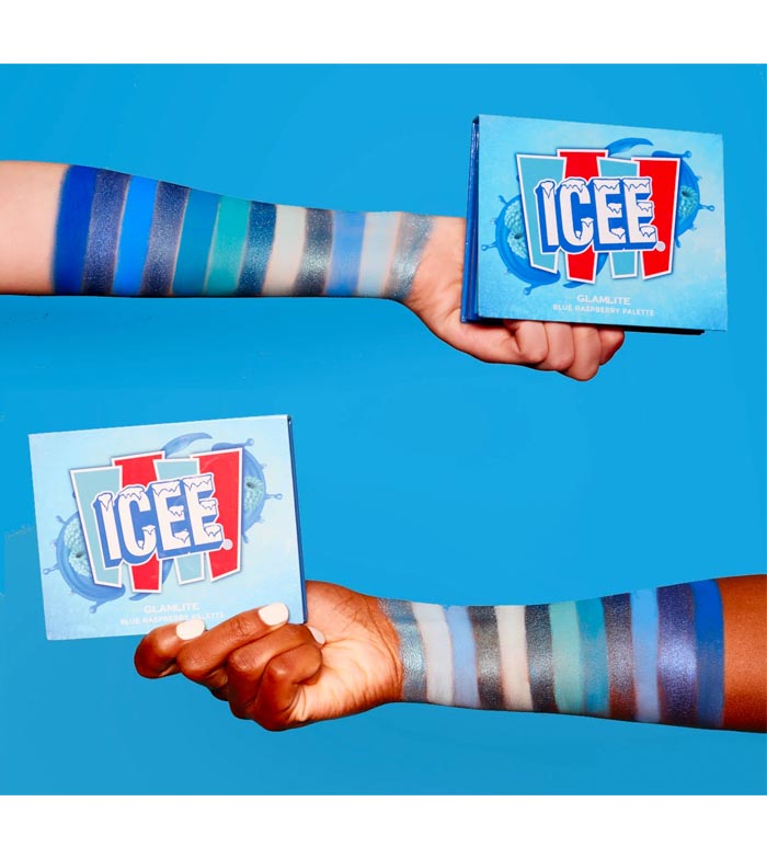 Icee x Glamlite Blue Raspberry Palette