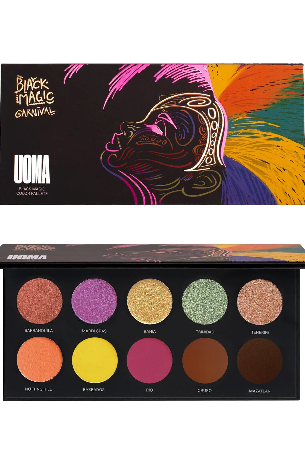 UOMA Carnival - Black Magic Color Palette