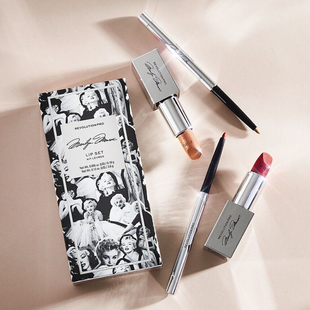 Revolution Pro Marilyn Monroe Iconic Nude Lip Kit New in Box
