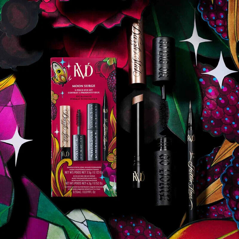 KVD Beauty Moon Surge 3 pc Eye Set - Hail Surge/Trooper Black