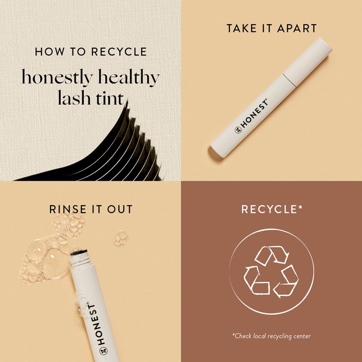 Honest Company Honestly Healthy Serum Infused Lash Tint - Natural