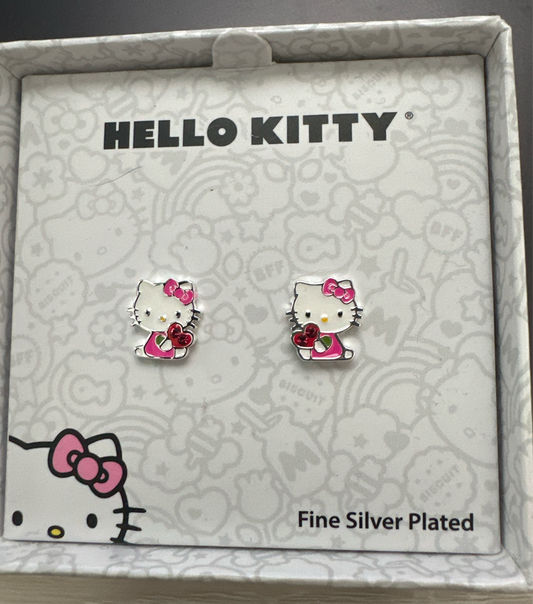 Hello Kitty Full Body Stud Earrings
