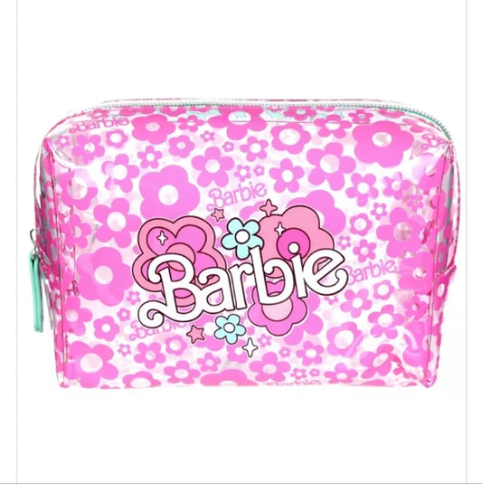 Barbie Cosmetic Bag - Clear PVC Flower Iconic