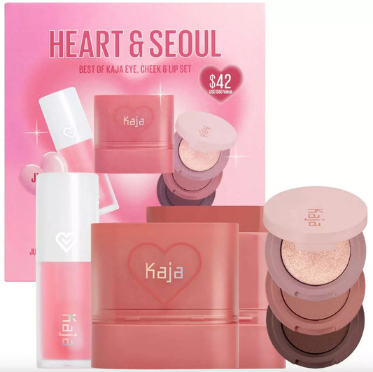 Kaja Heart & Seoul Best of Kaja Eye, Cheek & Lip Set