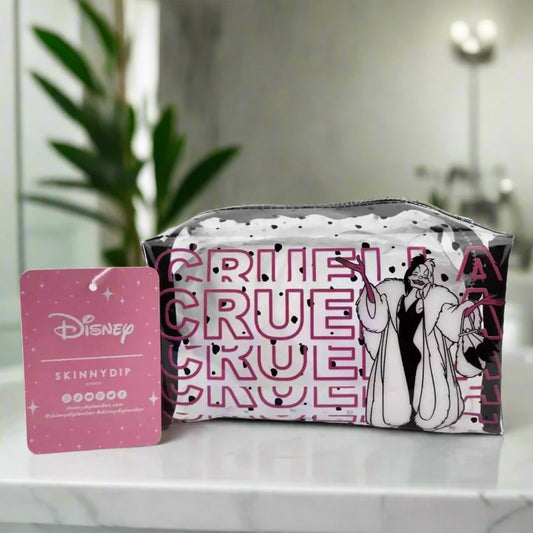 Disney Cruella de Vil 101 Dalmations Clear Makeup Bag