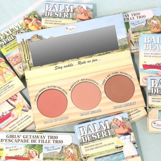 The Balm Girls' Getaway Trio Highlight Blush & Bronze Palette