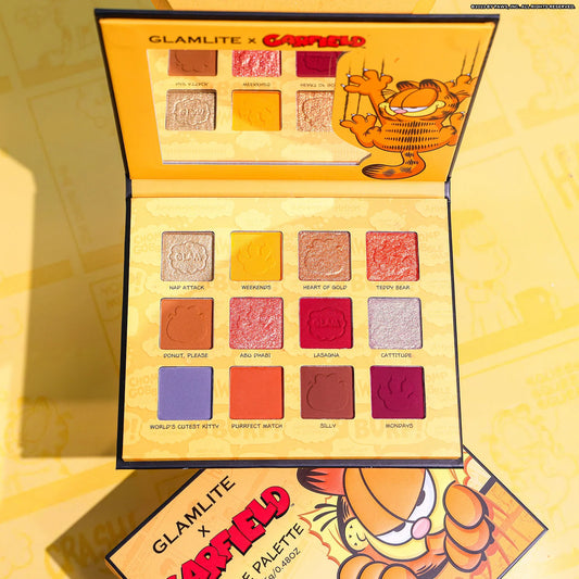 Glamlite x Garfield 12 Shade Palette