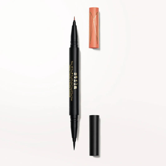 STILA Stay All Day Dual-Ended Liquid Eye Liner - INTENSE BLACK + TEQUILA SUNRISE