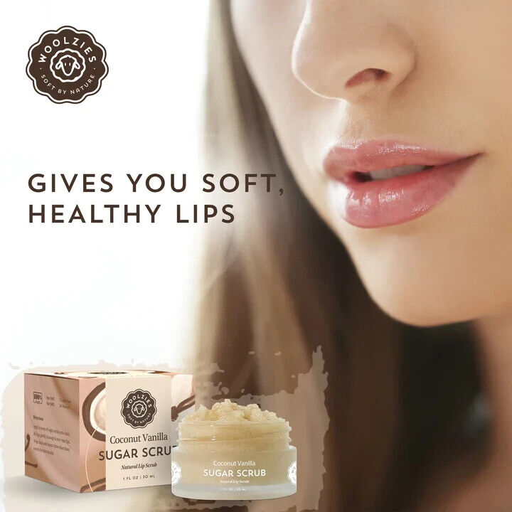 Woolzies Sugar Lip Scrub - Coconut Vanilla