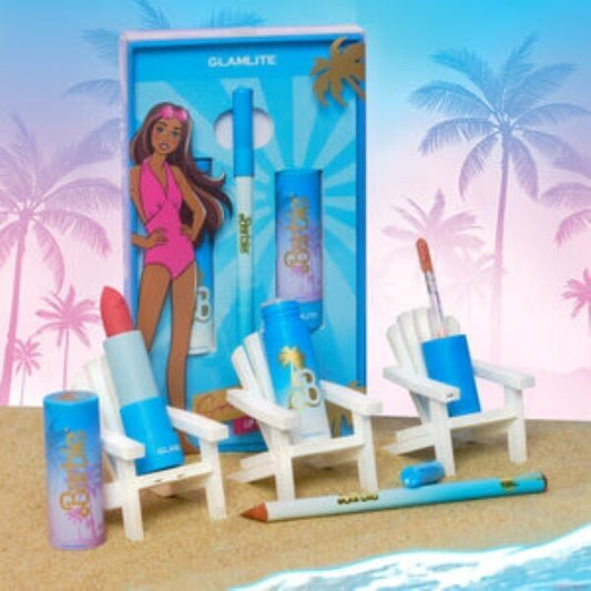 BARBIE X GLAMLITE- Summer Vacay- LIP KIT
